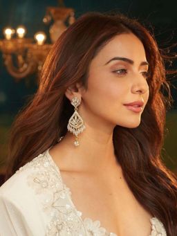 Accessher - Gold-Plated Ad Studded Handcrafted Drop Jhumki Earrings For Women & Girls
