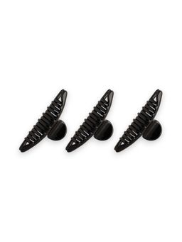 Accessher - Black Color Acrylic Material Stone Butterfly Clip for Women
