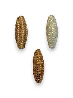 Accessher - Decorative Saree Brooch Pin (Pack of 3)