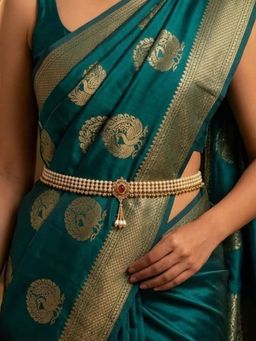 Accessher - Multi-Color Gold Plated Traditional Kamarbandh