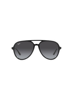 Ray-Ban - Essentials Sunglasses 0Rb4376601-8G57- Pilot- Black Frame- Grey Lens (57)