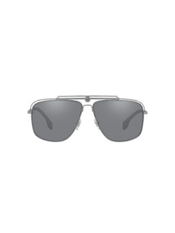 VERSACE - Men UV Protected Silver Lens Rectangle Sunglasses - 0VE224210016G61