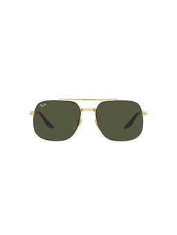 Ray-Ban - Core Sunglasses 0Rb369990003156- Square- Black Frame- Green Lens (56)