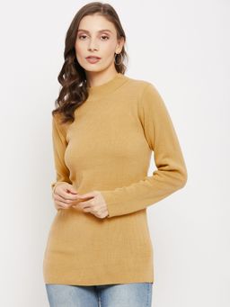 Madame - Solid Yellow Sweater