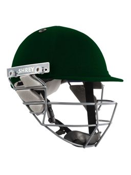 Shrey - Star Junior Steel-Green Cricket Helmet (XS)