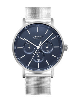 Obaku - Ege Cyan V246GMCLMC Blue Dial Multifunction Watch For men