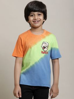 Kidsville - Popeye Printed Multi-Color T-Shirt for Boys
