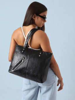 Haute Sauce - Asymmetrical Everyday Bag - Black