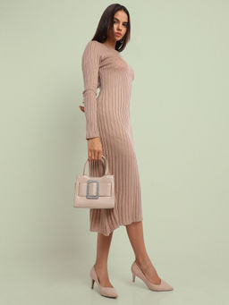 Haute Sauce - Buckle Mini Handbag - Beige