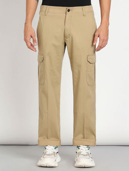 Lee - Men's Beige Cargo Trouser