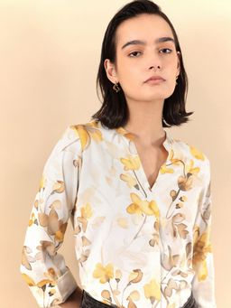 FABLE STREET - Floral Top - Yellow