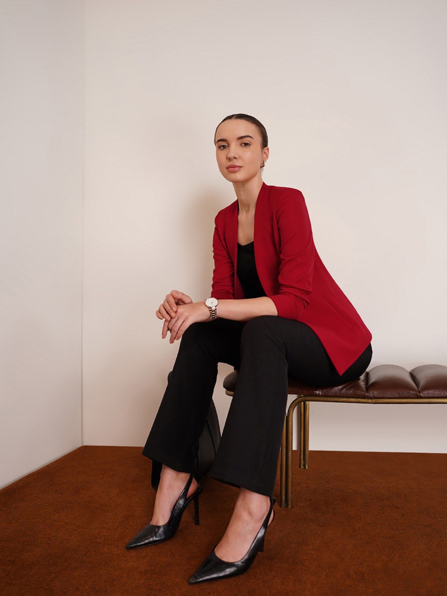 fable street Red Stylish Blazer-picture-42