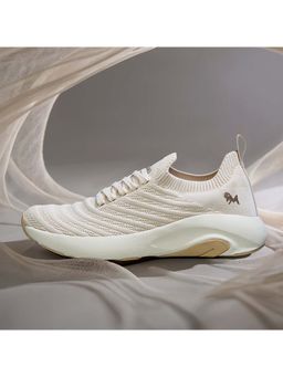 Neeman's - Women Cream Begin Walk Glide Sneakers