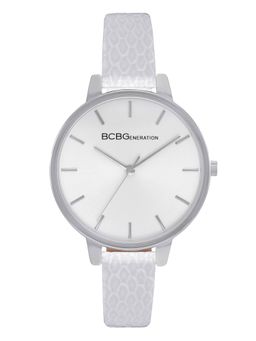 BCBGMAXAZRIA - GENERATION Quartz Silver Round Dial Women's Watch - GN51048004
