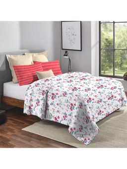 MYTRIDENT - Queen Size Reversible Comforter Blanket - Sunset Magenta