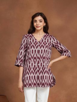 Fabindia - Purple Cotton Shirt