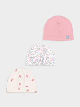 Mi Arcus - Cotton Printed Multi-Color Cap (Pack of 3)