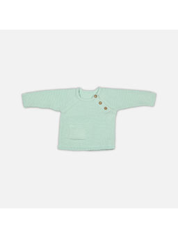 Bambini - Baby T-Shirt-Cotton Knitted Garment-Green (0-6 Months)