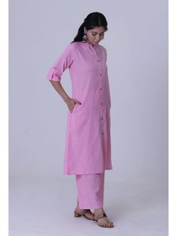 Tjori - Pastel Violet Cotton Kurti
