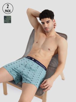 U.S. POLO ASSN. - Multi-Color Comfort Regular Fit Solid Oex09 Boxers (Pack of 2)