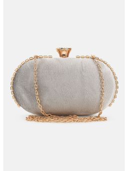 Kazo - Party Clutch with Studded Metal Frame
