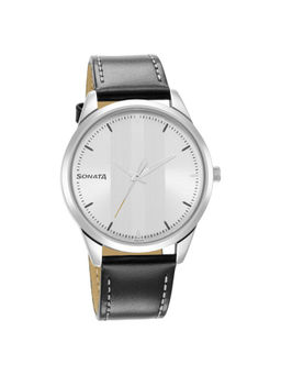 Sonata - IAF 7146SL01 White Dial Analog watch for Men