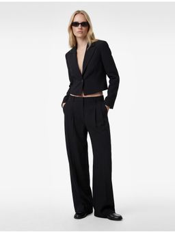 Koton - Regular Fit Long Sleeve Crop Blazer Jacket