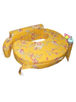 Oscar Home - Feeding Pillow with Belt Floral Printed Made In Hypo Allergic & Eco Friendly Fabric