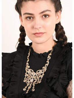 Odette - White Crystal Necklace Set