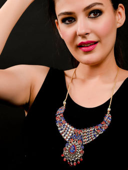 Odette - Multicolor Crystal Necklace Set
