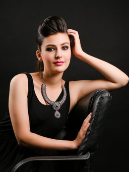 Odette - Purple Crystal Necklace Set