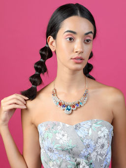 Odette - Gorgeous Multicoloured Princess Necklace Set For Women