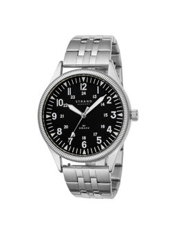 Strand by Obaku - Reef Blacksteel Quartz Black Round Dial Men Watch - S724GXCBSC