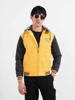 The Indian Garage Co - Yellow Full Sleeves Puffer Jacket