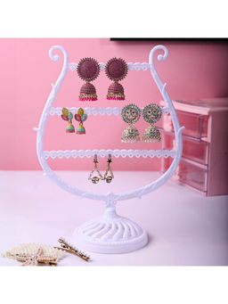 Voncasa - Stylish White Jewellery Holder