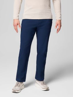 Columbia - Navy Blue Solid Slim Trouser