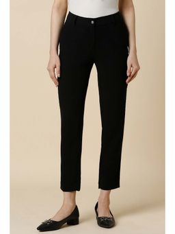 Allen Solly - Women Black Regular Fit Trouser