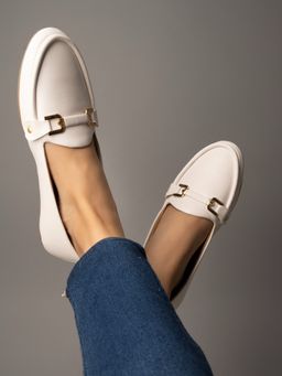 Shoetopia - Women White Ballerinas