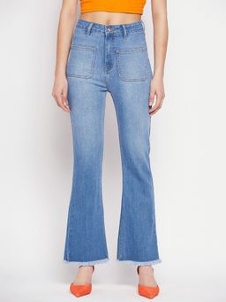 Madame - Blue Solid Jeans