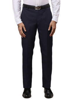 Park Avenue - Checks Navy Blue Trouser