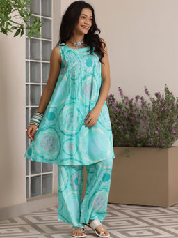 Libas - Women Blue Co-Ord (Set of 2)