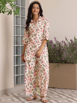 Libas - Women Peach Co-Ord (Set of 2)