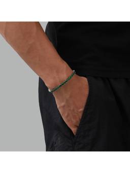 Salty - Radiance Tennis Bracelet - Silver-Green