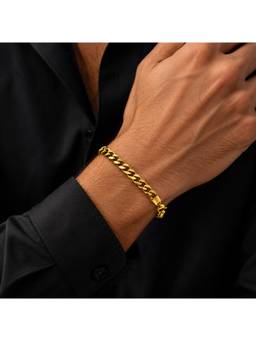Salty - Golden Curb Chain Bracelet