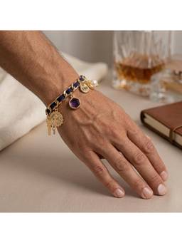 Salty - Midnight Charm Link Bracelet