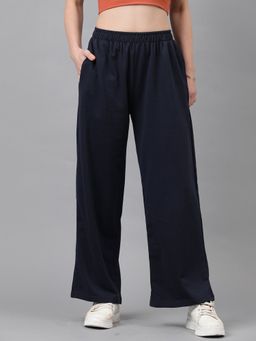 KOTTY - Women Solid Navy Blue Pant