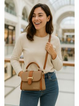 Angeline - Brown Designer Women Sling Bag