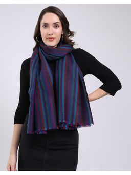 Monte Carlo - Women Stripes Woolen Winter Shawl