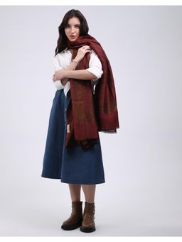 Monte Carlo - Women Printed Woven Winter Shawl