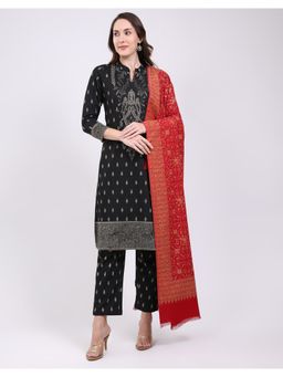 Monte Carlo - Women Printed Woolen Winter Shawl